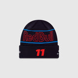 Zimná čiapka Red Bull, NEW ERA, Sergio Perez, tím, modrá, 2024