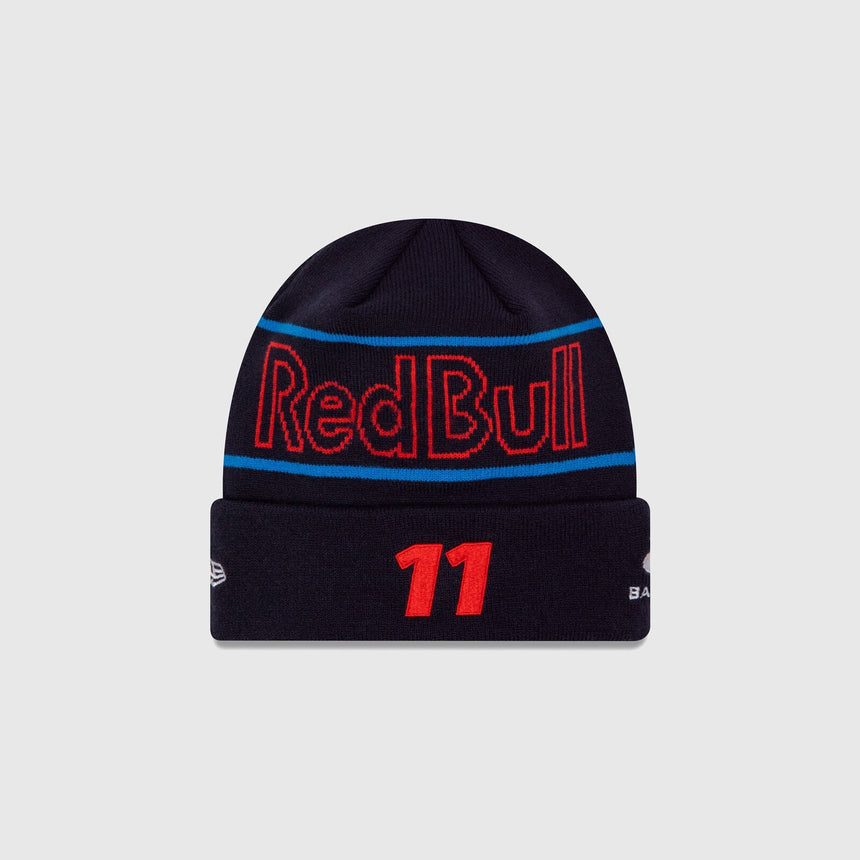 Zimná čiapka Red Bull, NEW ERA, Sergio Perez, tím, modrá, 2024