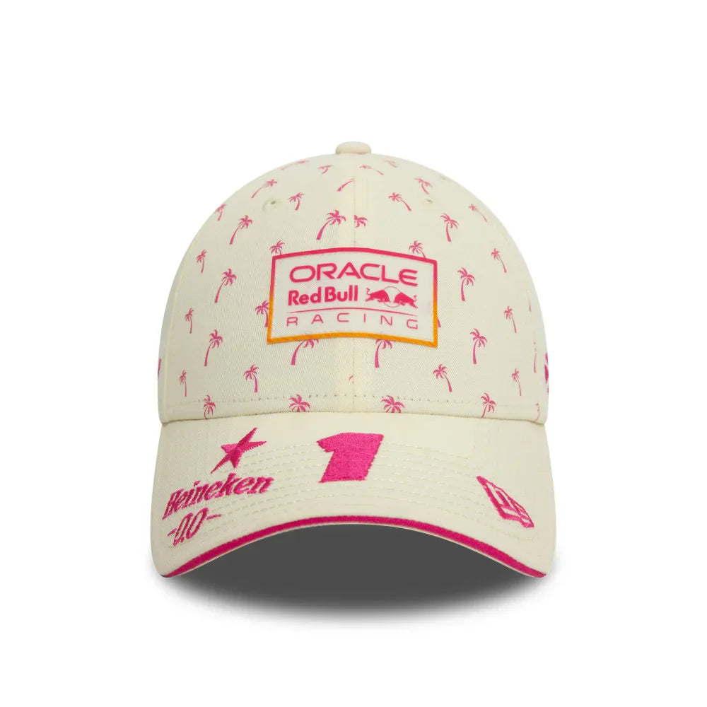 Zimná čiapka Red Bull, New Era, 9FORTY, Max Verstappen, Miami SE, biela