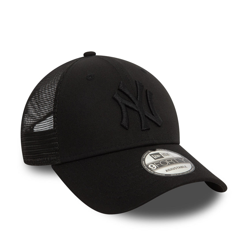 Šiltovka New York Yankees, trucker, New Era, 9FORTY, úplne čierna