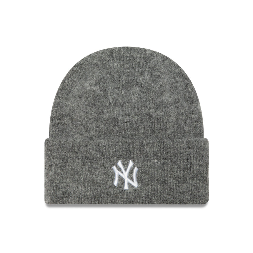 Dámska čiapka New York Yankees, s širokou manžetou, New Era, sivá