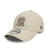 Čiapka New York Yankees, New Era, 9FORTY, béžová