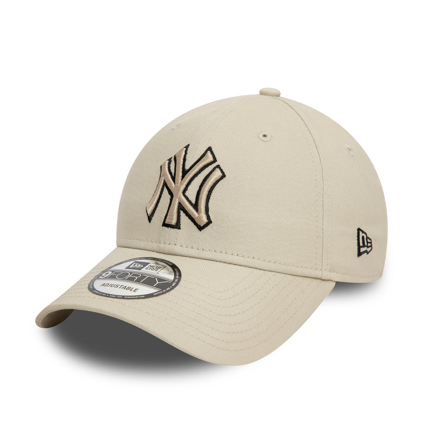Čiapka New York Yankees, New Era, 9FORTY, béžová