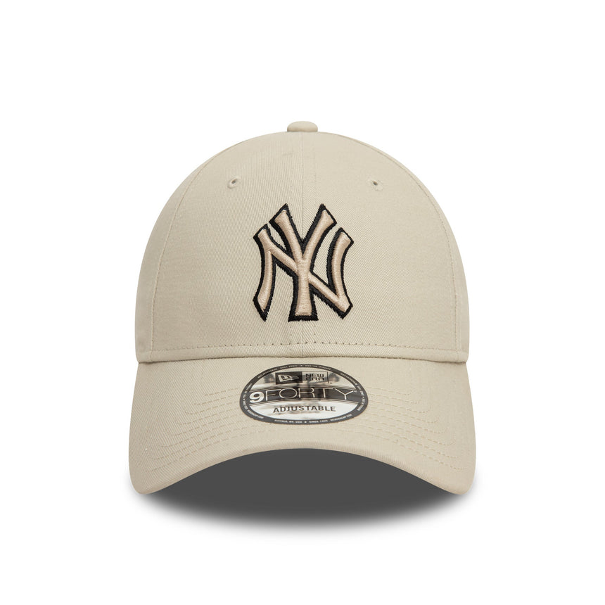 Čiapka New York Yankees, New Era, 9FORTY, béžová