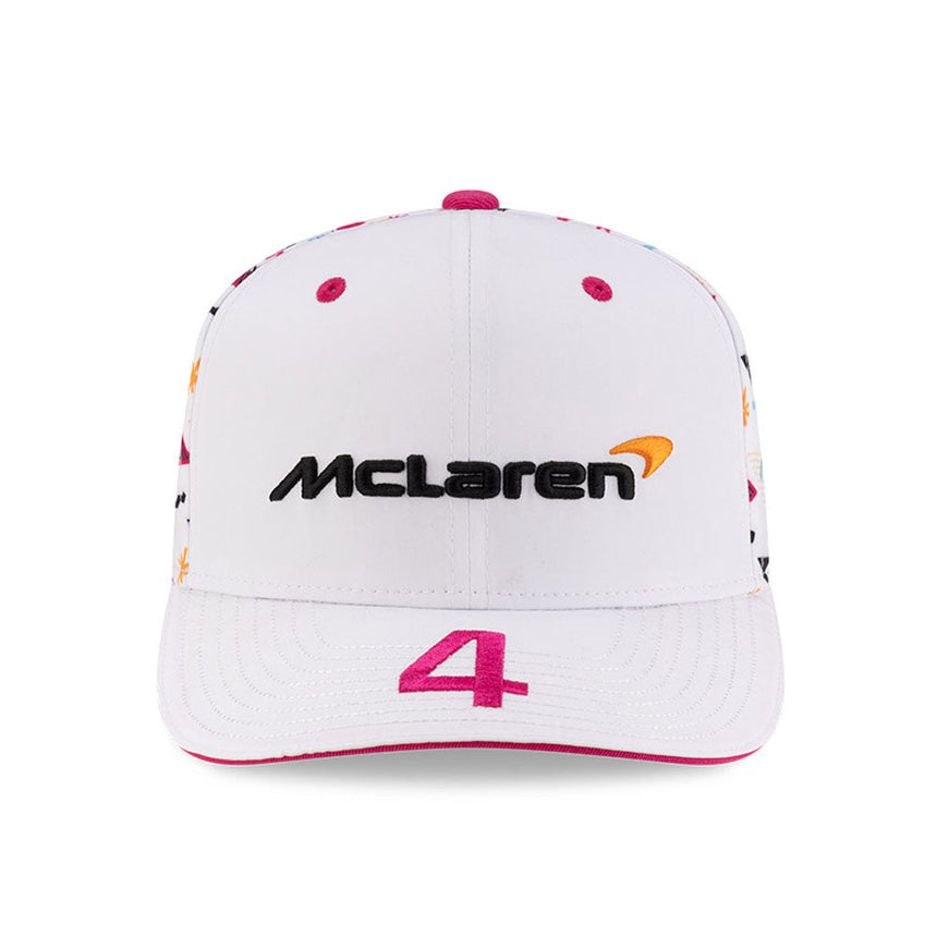 McLaren Baseball Cap, Miami, Lando Norris, New Era, 9SEVENTY SS, Weiß 🔥