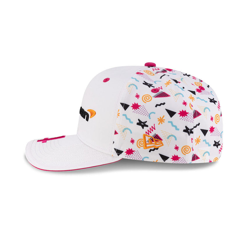 McLaren Baseball Cap, Miami, Lando Norris, New Era, 9SEVENTY SS, Weiß 🔥