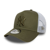 Šiltovka New York Yankees, New Era, truckerská, základná, khaki