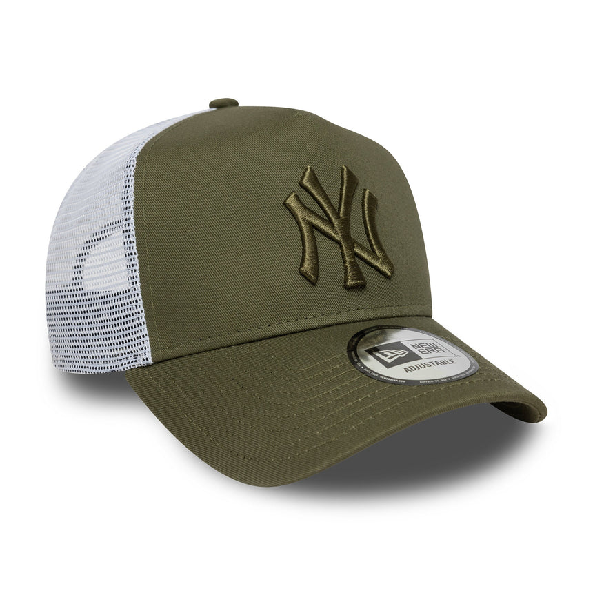 Šiltovka New York Yankees, New Era, truckerská, základná, khaki