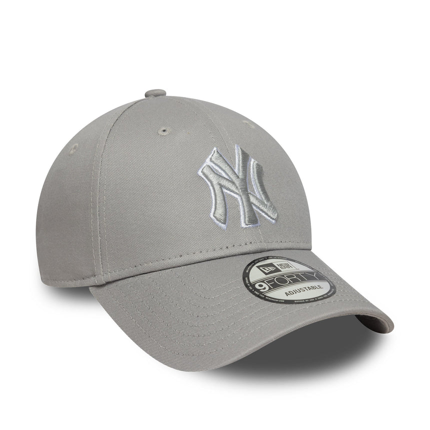 Čiapka New York Yankees, New Era, 9FORTY, s výrazným obrysom, sivá