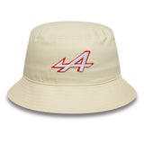 Alpine bucket klobúk, sezónny, zúžený, New Era, 9FORTY, krémový