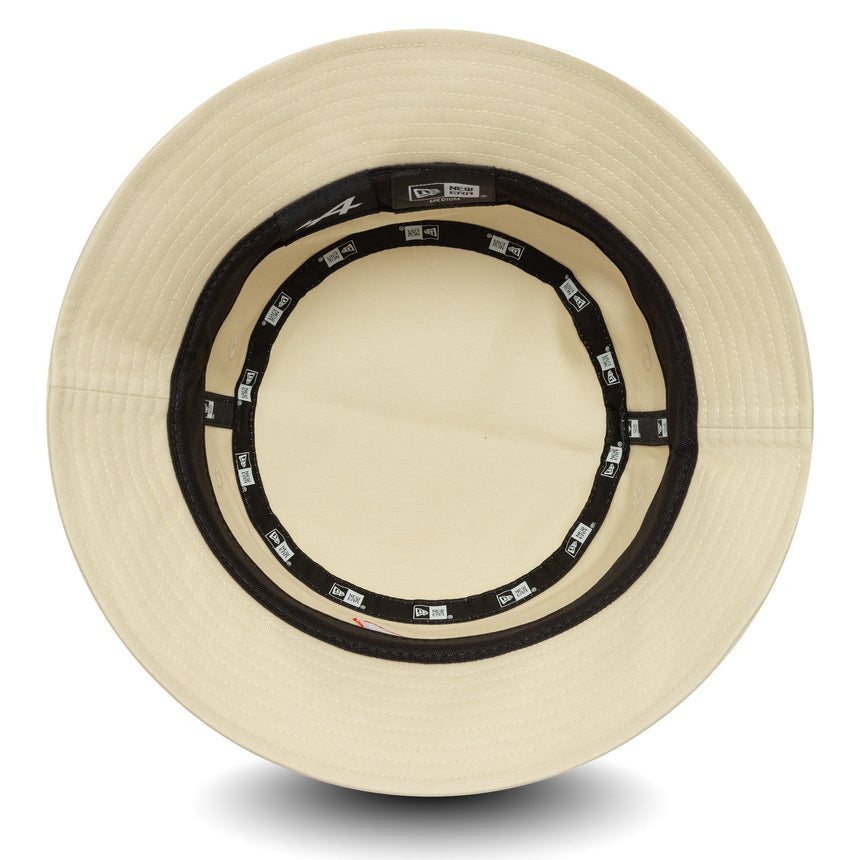 Alpine bucket klobúk, sezónny, zúžený, New Era, 9FORTY, krémový