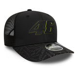 Valentio Rossi #46 šiltovka, VR46, udržateľná, New Era, 9SEVENTY, čierna