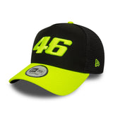 Valentio Rossi #46 čiapka, trucker, VR46, New Era, 9FORTY, čierna