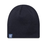 New York Yankees pletená čiapka, základná verzia, skull knit, New Era, modrá