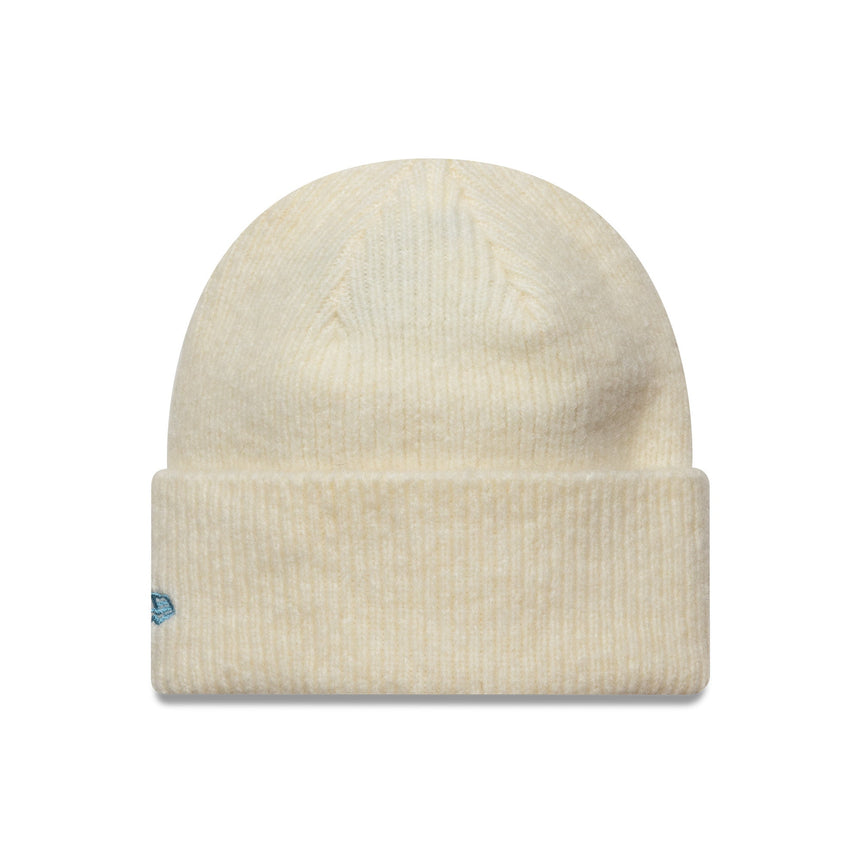 New York Yankees čiapka, dámska, s širokou manžetou, New Era, béžová