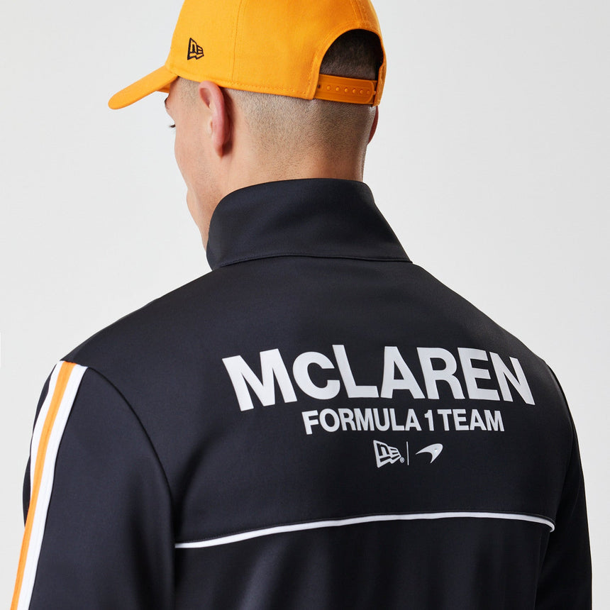 McLaren mikina so zapínaním na zips, New Era, čierna