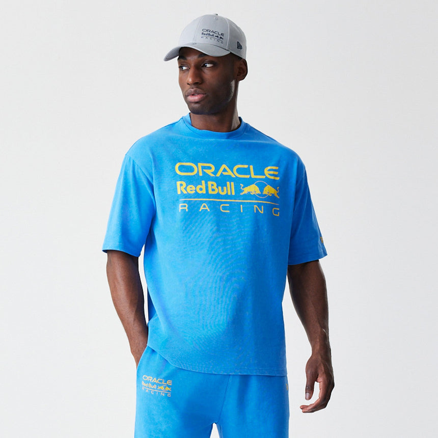 Tričko Red Bull Racing, oversize, New Era, modré