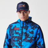 Bunda Red Bull Racing, Windrunner, New Era, kamufláž, modrá