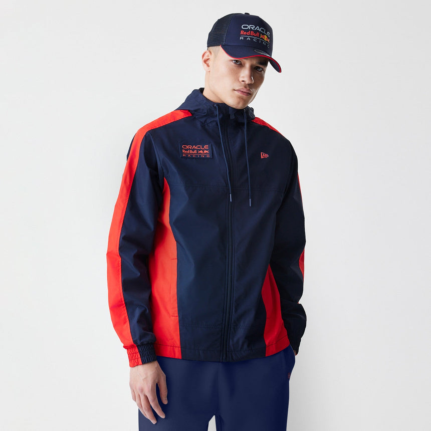 Bunda Red Bull Racing, Windrunner, New Era, modrá