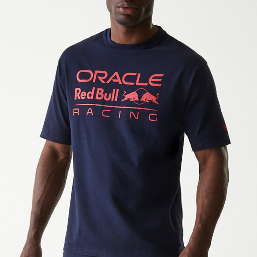 Tričko Red Bull Racing, oversized, New Era, tmavomodré