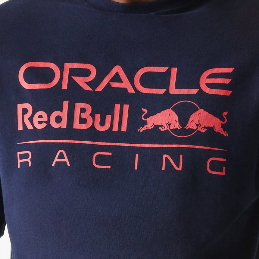Tričko Red Bull Racing, oversized, New Era, tmavomodré