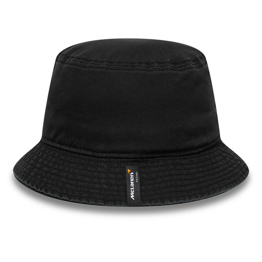 Klobúk typu bucket McLaren x Reiss, zúžený, New Era, čierny