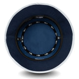 Klobúk bucket typu McLaren x Reiss, sezónny, zúžený, New Era, 9FORTY, modrá