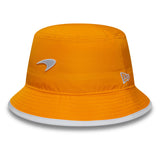 McLaren x Reiss kšiltovka typu bucket hat, sezónna, zužovaná, New Era, 9FORTY, oranžová