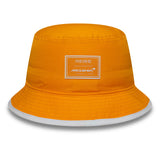McLaren x Reiss kšiltovka typu bucket hat, sezónna, zužovaná, New Era, 9FORTY, oranžová