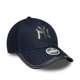Kšiltovka New York Yankees, s flitrami, New Era, 9FORTY, modrý vzor, modrá