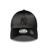 Čiapka New York Yankees, saténová mašľa vzadu, New Era, 9FORTY, dámska, čierna