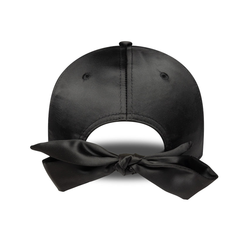 Čiapka New York Yankees, saténová mašľa vzadu, New Era, 9FORTY, dámska, čierna