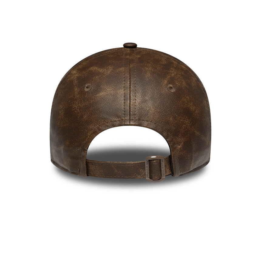 Čiapka New York Yankees, PU koža, New York Yankees, 9TWENTY, hnedá