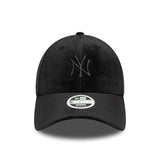 Šiltovka New York Yankees, velúr, New Era, 9FORTY, čierna