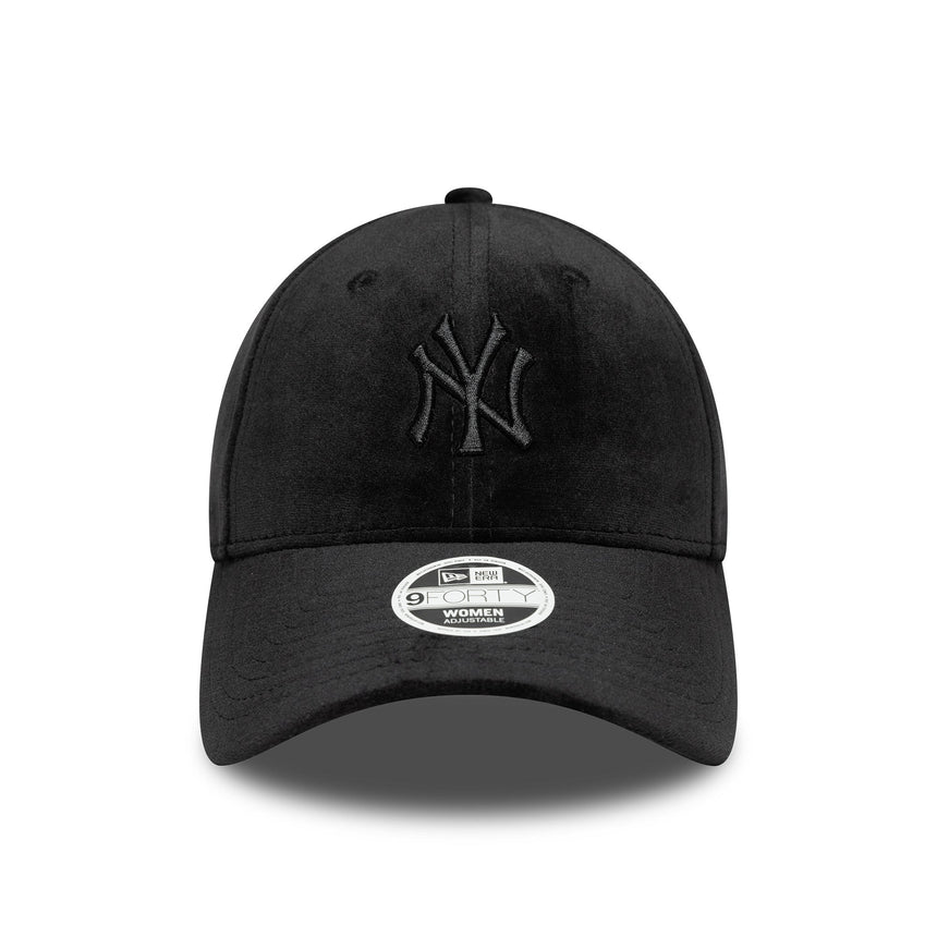 Šiltovka New York Yankees, velúr, New Era, 9FORTY, čierna