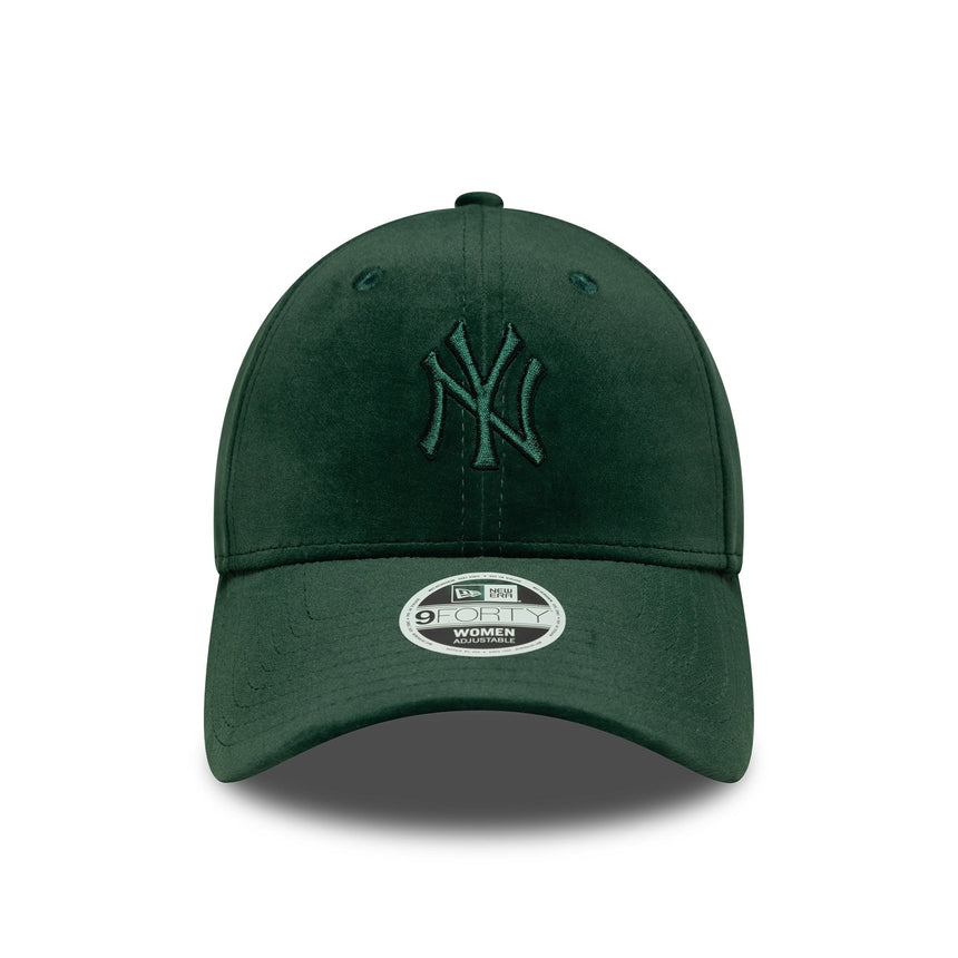 Šiltovka New York Yankees pre ženy, velúr, 9FORTY, New Era, zelená