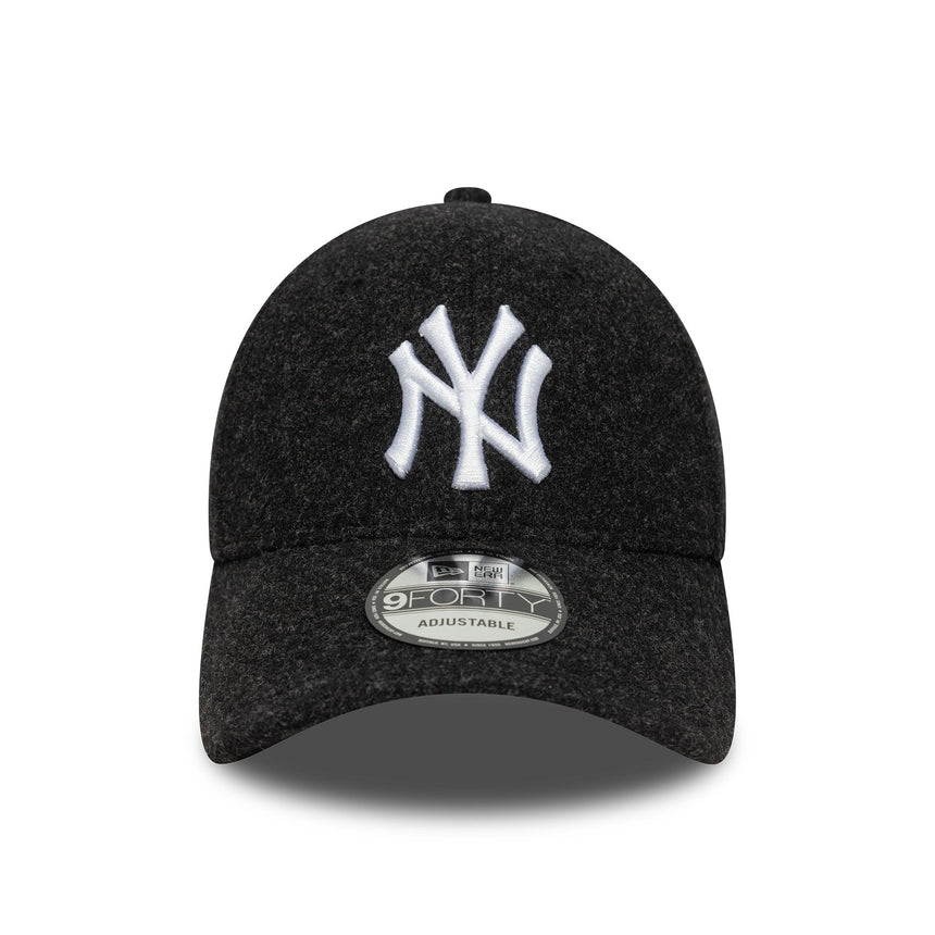 Šiltovka New York Yankees, melton, New Era, 9FORTY, čierna