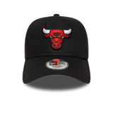 Čiapka Chicago Bulls, bočný patch A-Frame, čierna