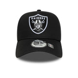 Las Vegas Raiders, bočná nášivka, New Era, A-frame, čierna