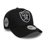 Las Vegas Raiders, bočná nášivka, New Era, A-frame, čierna