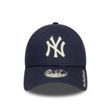 Basebalová čiapka New York Yankees, šilt s nápisom, New Era, 9FORTY, modrá