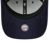 Basebalová čiapka New York Yankees, šilt s nápisom, New Era, 9FORTY, modrá