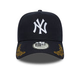New York Yankees čiapka, TONAL ICON, A-frame, New Era, 9FORTY, modrá