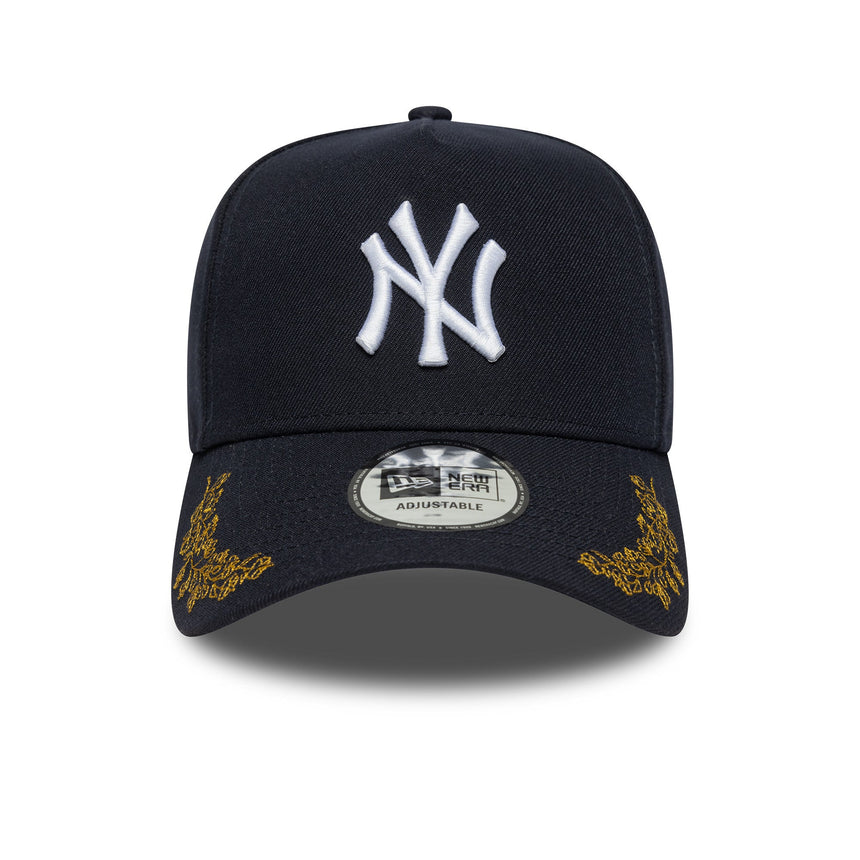New York Yankees čiapka, TONAL ICON, A-frame, New Era, 9FORTY, modrá