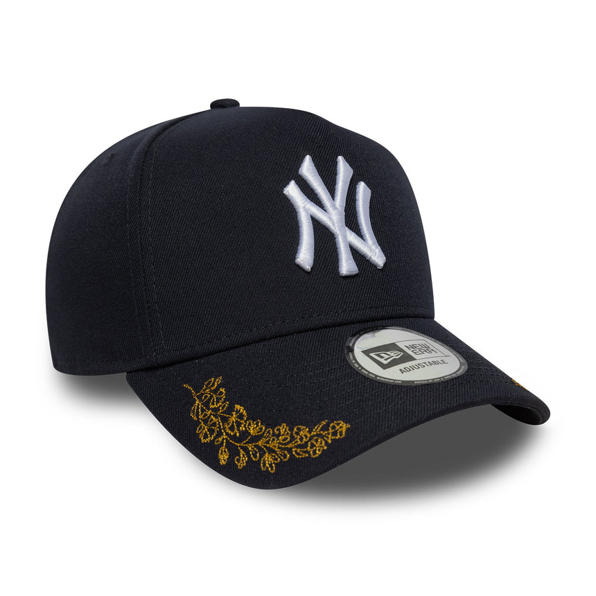 New York Yankees čiapka, TONAL ICON, A-frame, New Era, 9FORTY, modrá