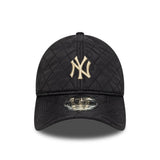 Čiapka New York Yankees, prešívaná, New Era, 9TWENTY, čierna, sivá