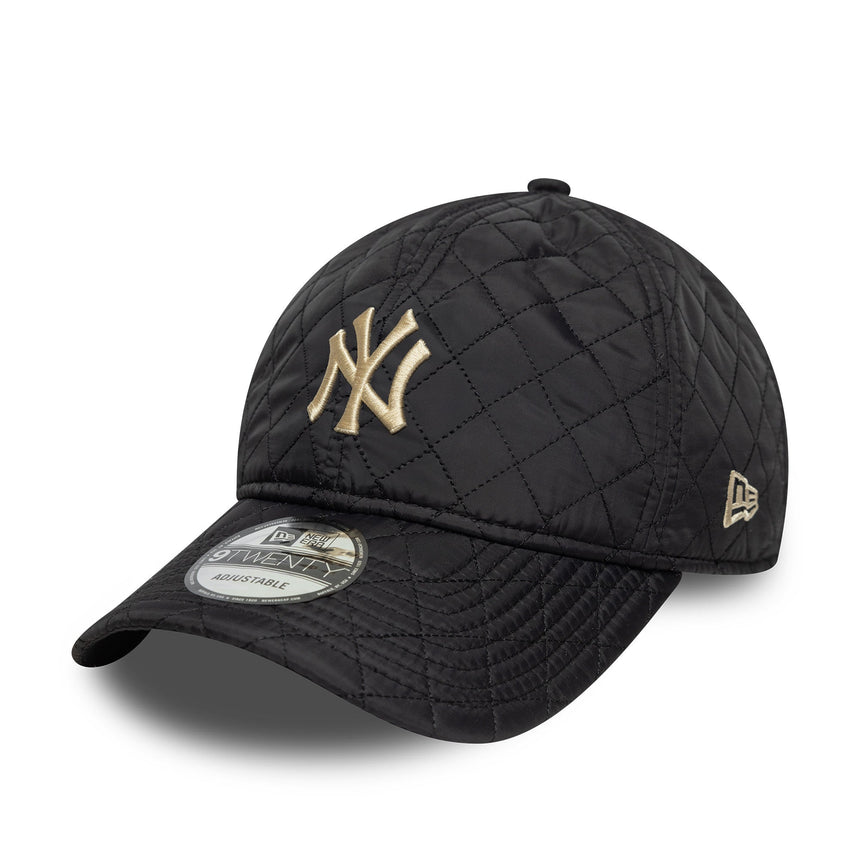 Čiapka New York Yankees, prešívaná, New Era, 9TWENTY, čierna, sivá
