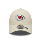 Čiapka Kansas City Chiefs, s šnúrkou, New Era, 9FORTY, béžová