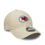 Čiapka Kansas City Chiefs, s šnúrkou, New Era, 9FORTY, béžová