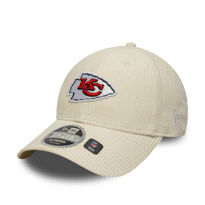 Čiapka Kansas City Chiefs, s šnúrkou, New Era, 9FORTY, béžová